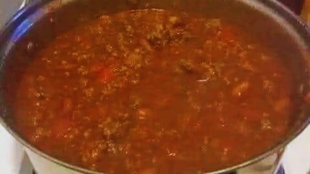 Huge Pot of Chilli Recipe